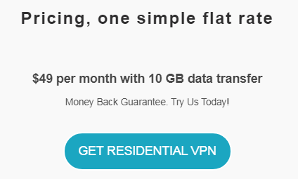 Residential VPN Pricing 
