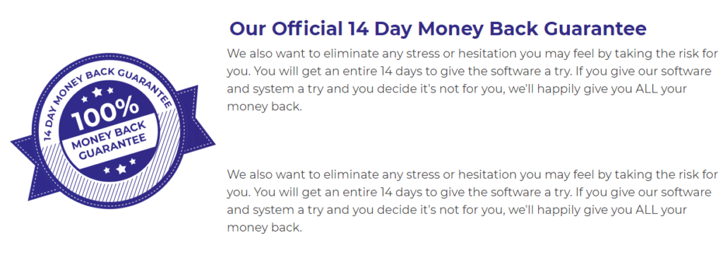 Explaindio 14-day money-back guarantee 
